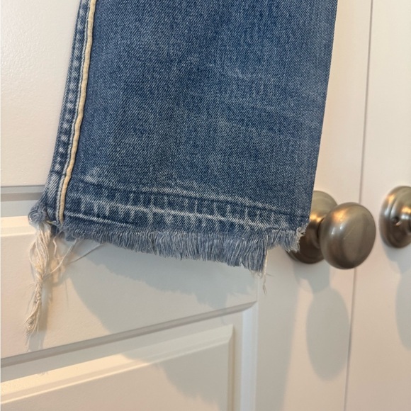 AMO Jeans Denim Babe Old School Mid Rise Straight Leg Medium Wash Size 28 - Picture 9 of 10